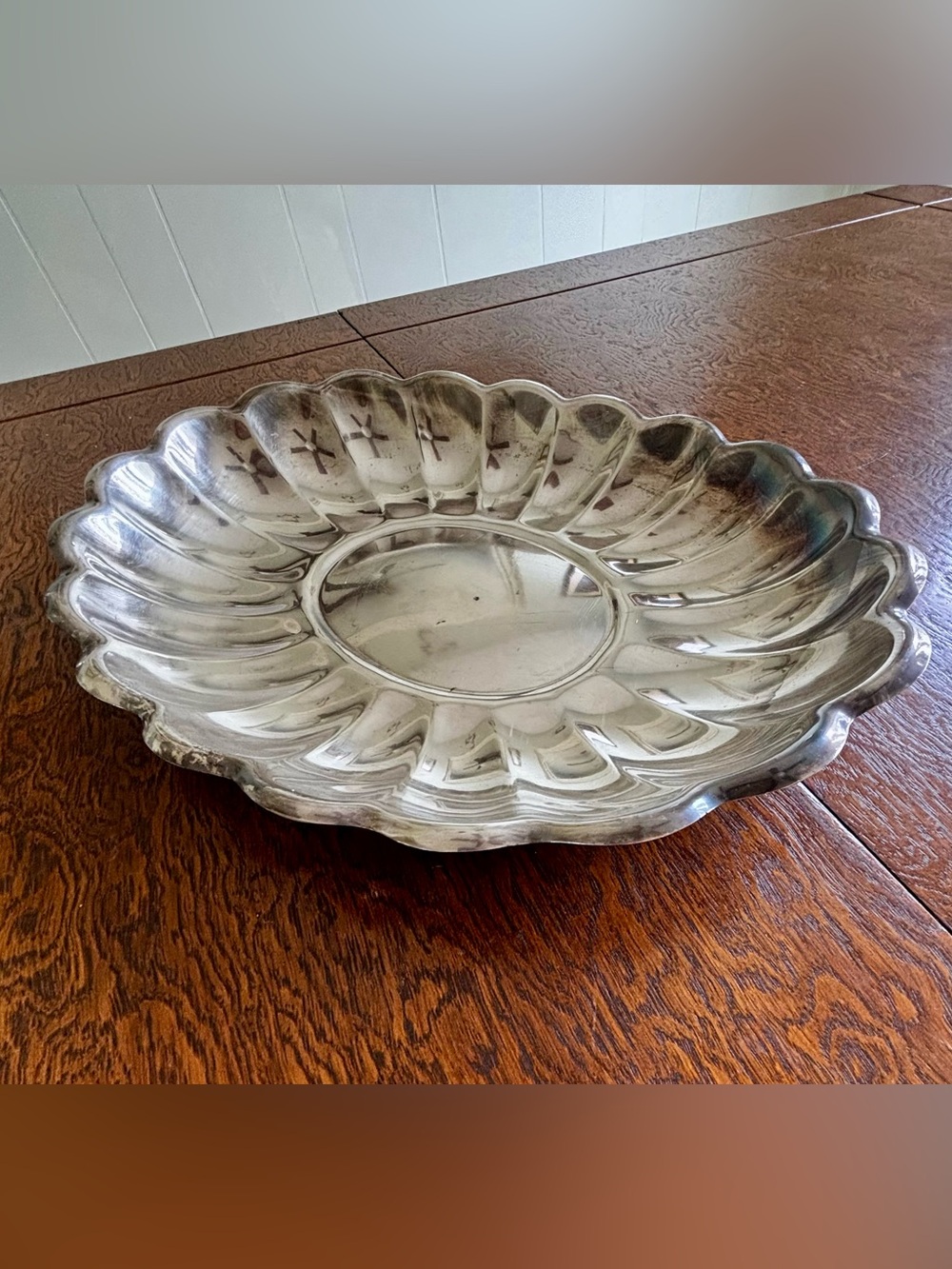 Vintage Reed & Barton Holiday Silver-Plate Serving Bowl